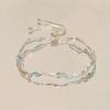 Pulsera de Trébol Completamente de Diamante para Niña Rica para Mujeres, Circonita Modelo Nuevo 2026, Aleación Popular de Nicho Exquisita Joyería para Mujeres