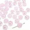 Flor de Cerezo de Cristal Trébol de Cuatro Hojas DIY Hecho a Mano Autodiseñado Accesorios de Cuentas Cuentas Pendientes Pasador Accesorios para Cordón Material
