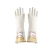 Luvas de Lavar Louça de Nitrila Borracha Impermeáveis Duráveis Luvas de Limpeza para Tarefas Domésticas de Cozinha Nitrila