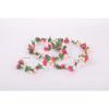 Rosa artificial de ratán para decoración, flor colgante, enredadera de seda para interiores, protección de conductos de aire acondicionado, plantas