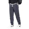 Pantalones deportivos de pana para hombre, estilo urbano de moda, corte holgado, pierna cónica, diseño deportivo, colección de invierno 2026, forro polar, pantalones largos casuales