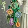 Etiquetas de Bendición para el Festival del Bote del Dragón, Colgantes de Puerta con Ramilletes de Ajenjo, Materiales para Manualidades, Caja de Regalo de Frutas Zongzi, Materiales de Empaque para Tarjetas Pequeñas