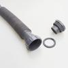 Tubo de Drenaje para Fregadero de Piso con S Anti-Olor de Plástico Accesorios para Fregadero de Lavabo Tubería de Drenaje Mesa de Drenaje Lavabo Tubería de Drenaje de Doble Cabezal