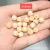 Peças de Escultura de Pérola Natural, Contas Espaçadoras Três Vias Marca Flor A-Dai, Acessórios para Pulseira e Colar DIY
