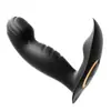 Masajeador de Próstata Anus Activo Vibrador Telescópico Portátil Control Remoto Compartir Entrenamiento al Aire Libre Doble Impacto Interno y Externo