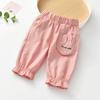 Shorts Infantis para Roupa Externa 2026 Nova Roupa Infantil Estiloso Versão Coreana Casual Finos Calças de Cinco Pontos