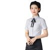 Camisa de rayas de manga corta Catering Café Internet Hot Pot Hotel Herramientas para Hornear Pasteles Hotel Camareros Ropa de Trabajo para Hombre y Mujer