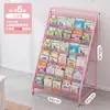 Estantería Pequeña para Niños Estante para Libros Ilustrados Estante Multicapa para el Hogar Estante de Pie para Leer Libros Estante de Exhibición Estante para Revistas
