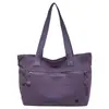 Bolsa de Hombro Versátil de Color Sólido, Casual Simple, Gran Capacidad, Modelo Nuevo 2026, Estilo Coreano, Estilo Perezoso, Bolso de Mano Artístico para Viajes