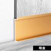 Zócalo empotrado empotrado 2cm3 aleación de aluminio oculto 5cm panel decorativo de madera zócalo empotrado de azulejo cóncavo