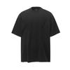 Jiayiku - Camiseta de manga corta para hombre, diseño plisado, estilo retro americano, estilo verano 2025, con lavado de tiburón y branquias