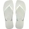 Chinelos Havaianas (feminino) Slim Square 37/8 Branco