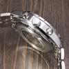 Comércio exterior jaragar mostrador grande masculino moda casual pulseira de aço Tourbillon Automático mecânico relógio