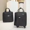 Bolsa con Carrito de Ruedas Universal Bolsa de Viaje para Mujer Caja de Cabina Portátil Bolsa de Viaje para Distancias Cortas Estilo Coreano Bolsa de Equipaje Portátil Moderna