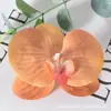 Pétalas de cabeça de flor phalaenopsis de filme artificial acessórios de flor artificial adorno de cabeça grampo de cabelo diy feito à mão decoração de casamento