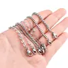 Pulsera de Acero Inoxidable, Estilo Delgado, No se Desvanece, Moda Europea y Americana, Joyería de Estilo Simple Unisex, Cadena de Acero de Titanio, Accesorios de Mano para Hombres y Mujeres