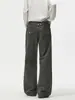 Pantalones de hombre LKTM con puño 26AW Micro-campana Unisex Marca de moda Botón de París Caída Versátiles Pantalones casuales