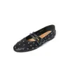 Zapatos Mary Jane de piel de vaca de primera capa para mujer, zapatos de vestir de corte bajo, nuevos zapatos planos de cuero genuino de punta redonda con doble hebilla para otoño e invierno para mujer