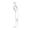 1010 mango ligero vajilla cuchara de acero inoxidable cuchara de café tenedor de fruta suministros para hotel cuchara redonda cuchillo y tenedor para bistec cuchara para niños