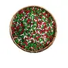 Decorações Populares de Bolo com Contas de Doce de Natal: Cabeça do Papai Noel, Sino Dourado, Figuras de Doce, Etiquetas de Doce, Enfeites Comestíveis para Sobremesa