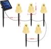 Nuevo Producto Transfronterizo Halloween Exterior Jardín Impermeable Cadena de Luces Decorativas LED Calabaza Fantasma Luz Solar de Piso