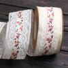 Estilo Coreano Cinta Gasa Calada Encaje Jacquard Cinta DIY Lazo Flor Cinta Cinta Cinta