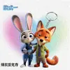 Llavero de Nick y Judy de Zootopia Acrílico de Doble Cara Mochila de Alta Calidad Colgante Lindo Regalo Mercancía
