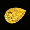 Piedra Sintética de Carbono y Silicio de Alta Calidad, Piedra Suelta de Moissanita, Forma de Pera, Forma de Gota de Agua, Accesorios para Joyería DIY (Color D Negro)