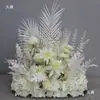 Novo Suporte de Chão para Flores de Casamento 50cm Flores Realistas Decoração de Casamento Arranjo de Flores Palco T Flores para Corredor Flores Artificiais de Casamento
