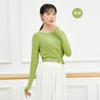 Ropa de práctica de baile Top de manga larga Mujer Adulto Cuerpo Clásico Étnico Latino Ropa de baile Disfraz
