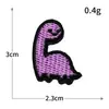 Tamanho Pequeno Mini Tecido Bordado Adesivos Exportação Desenho Animado Animal Computador Bordado Adesivos Artesanal DIY Auto-Adesivo Insígnia Adesivos