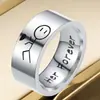 Anillo de acero inoxidable anillo de pareja anillo de pareja un par de anillo de nicho de alta lujo que no se decolora joyería de acero de titanio joyería joyería joyería al por mayor