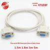 Linha Serial DB9 Fêmea para Fêmea Direta 1.5 m Buraco DB9 para Buraco DB Nine Linha Serial RS232 Linha de Dados COM