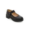 Zapatos de Vestir Nuevos de Primavera y Otoño Lolita Japonesa Tacón Bajo Zapatos Pequeños de Cuero Chica Estudiante JK Británico Zapatos de Vestir Vintage Zapatos Mori para Mujer