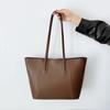 Comércio Exterior Transfronteiriço Fábrica de Origem Nova Moda Cor Sólida Bolsa Tote para o Dia a Dia Versão Coreana Grande Capacidade Bolsa de Ombro Casual Feminina