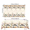 Nova Decoração de Festa de Aniversário Tema Fantasma Morcego Horror Halloween Pratos de Papel Descartáveis Copos de Papel Toalha Banner