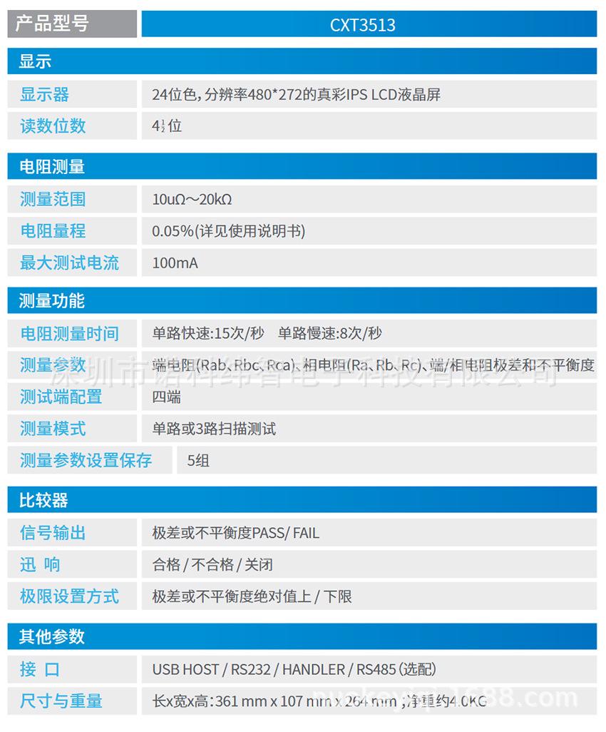 常州欣阳电机电阻不平衡度测试仪CXT3513 (4).jpg