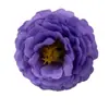 Flores artificiales de tono morado, abanico de novia, linterna de festival, pasador DIY, birrete de graduación, kit de materiales para tocado