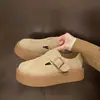 Zapatos Birkenstock Versátiles con Suela de Plataforma Otoño 2025 Zapatos Feos-Lindos para Dedo Gordo Birkenstock Retro Zapatos Casuales Zapatos de Deslizamiento con Suela Gruesa para Mujer
