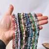 6*9mm forma irregular grava natural cristal ágata color piedra semiacabado accesorios de joyería diy