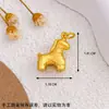 Accesorios para Joyería DIY Oro Arena Hazte Rico Inmediatamente Maleta Pequeña Año del Caballo Año Animal No Descolorante Accesorios para Collares y Pulseras DIY