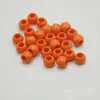 Acessórios de joias artesanais diy contas de furo grande de 10 mm contas soltas de acrílico material de cadarço de sapato fivela de sapato de roupa
