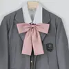 Sueño de conejo electrónico lunares mango largo vino tinto lazo de niña uniforme jk de estudiante objeto pequeño hecho a mano