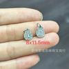 Shanxi plata vieja retro hacer viejo pequeña gota resbalón pequeño colgante varios estilos de plata Panax notoginseng DIY accesorios de joyería de juego literario