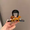 Pasador de Pelo de Dibujos Animados Coreanos Lindo con Lazo para Mujeres en la Parte Trasera de la Cabeza, Tamaño Grande, Gama Alta, Versátil Pasador Accesorio para el Cabello