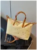 Bolso de verano nuevo estilo 2026 con estampado de estrellas, moderno, casual, simple, a la moda, de un solo hombro, bajo el brazo, gran capacidad