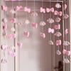 Decoração de porta de arco Merleti Coração de menina Quarto Sala de estar Cabeceira Dormitório Abrigo Divisória Cortina Porta Cortina