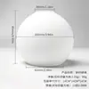 Pantalla de lámpara de vidrio blanco leche blanco jade lavado ácido bola boca plana vidrio transfronterizo fábrica accesorios de iluminación lámpara araña pantalla de lámpara