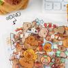 Pegatinas transparentes e impermeables con diseño de delfín, para mascotas, de la serie Kapibala, para papelería, manualidades, diario, decoración, material de papelería