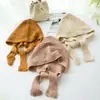[Uso dual de gorro y bufanda] Estilo chic de estudiante coreana bufanda cálida de lana gruesa tejida suave para niña combinable en todo Invierno Mujer